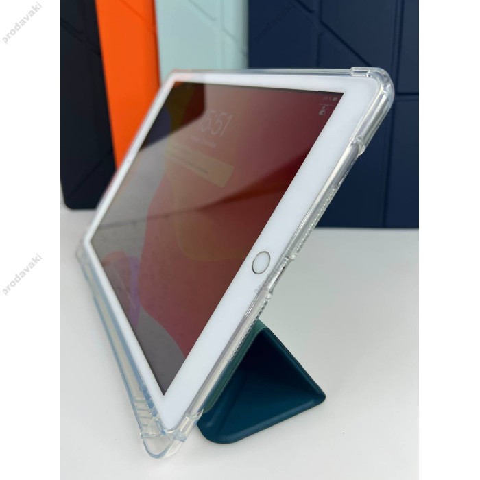 Чохол Logfer Origami Smart New pencil groove Case для iPad 10.9 (10 generation) Blue