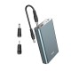Повербанк портативний акумулятор Power bank Hoco J97 UPS multi-function 5V+12V 10000 mAh Grey