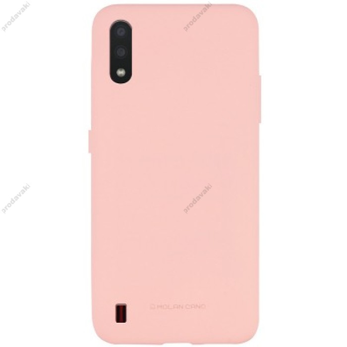 Чохол Силікон MOLAN CANO Jelly Case Samsung A01 (A015) pink