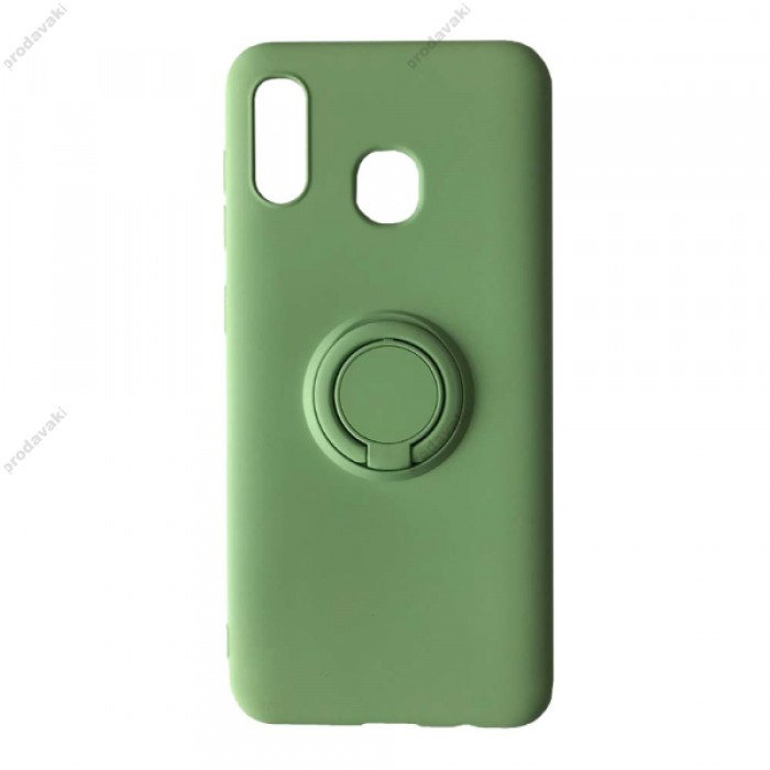 Силікон iFace №2 кільце+магніт Samsusung A20/A30 (A205/A305) Green