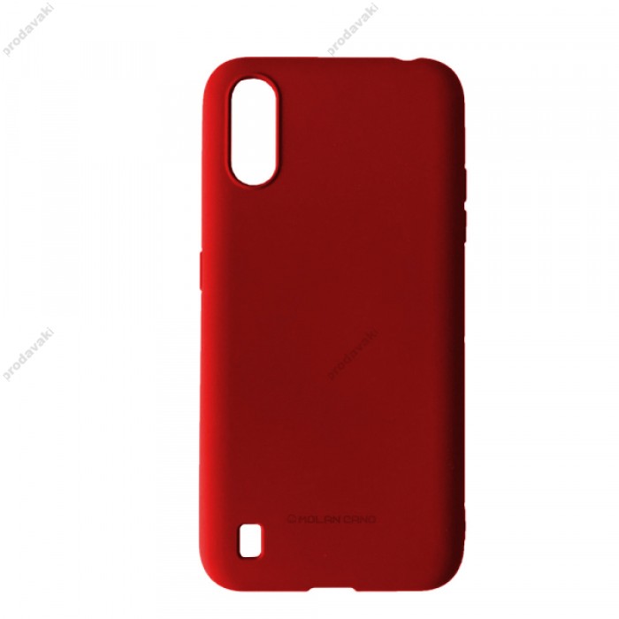 Чохол Силікон MOLAN CANO Jelly Case Samsung A01 (A015) red