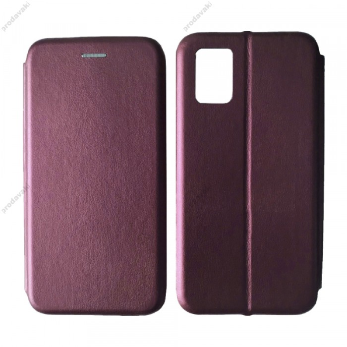 Чохол книжка Level для Samsung A02S (A025) Marsala