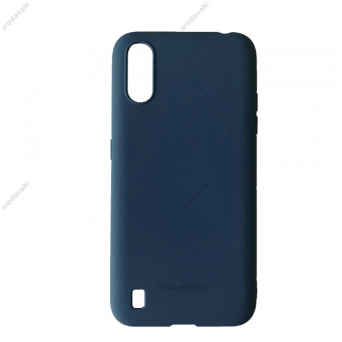 Чохол Силікон MOLAN CANO Jelly Case Samsung A01 (A015) dark blue