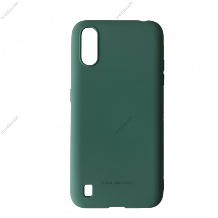 Чохол Силікон MOLAN CANO Jelly Case Samsung A01 (A015) dark green