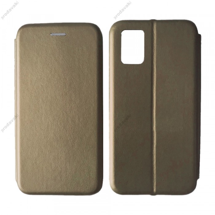 Чохол книжка Level для Samsung A02S (A025) Gold