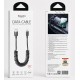 Кабель Yesido CA205C Spring USB to Type-C 18W 3A 1m Black