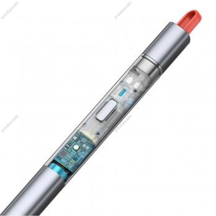 Стілус Baseus Square Line Capacitive Stylus Pen ACSXB-A0G (Anti-misoperation) Сріблястий