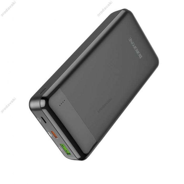 Повербанк портативний акумулятор Power bank Borofone BJ19A c екраном PD 20W 20000 mAh Black