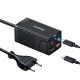 Мережевий зарядний пристрій Baseus GaN3 Pro Desktop Fast Charger 2C+2USB 65W EU Black + Cable Type-C to Type-C