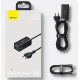 Мережевий зарядний пристрій Baseus GaN3 Pro Desktop Fast Charger 2U+2C 100W EU Black (CCGP000101)