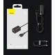 Мережевий зарядний пристрій Baseus GaN3 Pro Desktop Fast Charger 2C+2USB 65W EU Black + Cable Type-C to Type-C