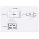 Мережевий зарядний пристрій Baseus GaN3 Pro Desktop Fast Charger 2C+2USB 65W EU Black + Cable Type-C to Type-C