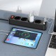 Подовжувач мережі фільтр HOCO NS1 Aura 4-bit extension 4Plug/1PD20W/2USB/QC3.0/4000W/3A/1,8m Black