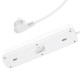 Подовжувач мережі фільтр HOCO NS1 Aura 4-bit extension 4Plug/1PD20W/2USB/QC3.0/4000W/3A/1,8m White