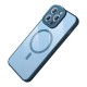Чохол Baseus Frame Series Magnetic Case+ Скло прозоре 0.22mm для Apple iPhone 14 Pro (ARJT020103) Blue
