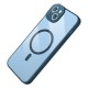 Чохол Baseus Frame Series Magnetic Case+ Скло прозоре 0.22mm для Apple iPhone 14 (ARJT020003) Blue