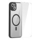 Чохол Baseus Frame Series Magnetic Case+ Скло прозоре 0.22mm для Apple iPhone 14 (ARJT020001) Black