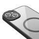 Чохол Baseus Frame Series Magnetic Case+ Скло прозоре 0.22mm для Apple iPhone 14 (ARJT020001) Black