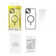 Чохол Baseus Frame Series Magnetic Case+ Скло прозоре 0.22mm для Apple iPhone 14 (ARJT020001) Black