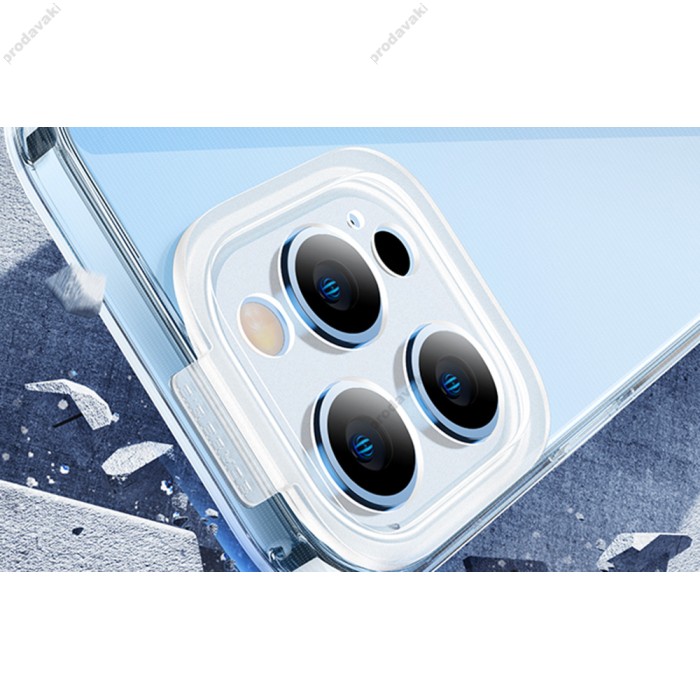 Чохол Baseus Illusion Series transparent Case+ Скло прозоре 0.22mm + Змінні рамки для Apple iPhone 14 Pro (ARHJ000102)