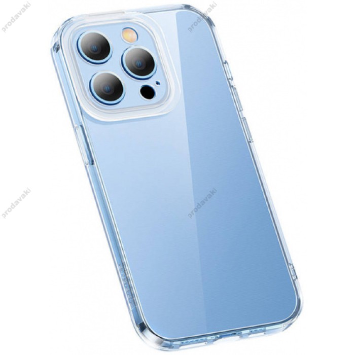 Чохол Baseus Illusion Series transparent Case+ Скло прозоре 0.22mm + Змінні рамки для Apple iPhone 14 Pro (ARHJ000102)