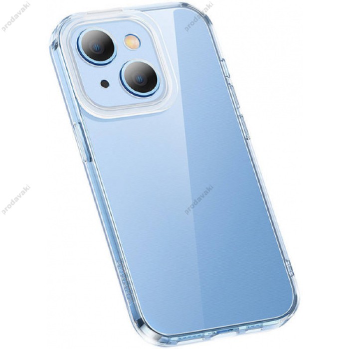 Чохол Baseus Illusion Series transparent Case+ Скло прозоре 0.22mm + Змінні рамки для Apple iPhone 14 Plus (ARHJ010002)
