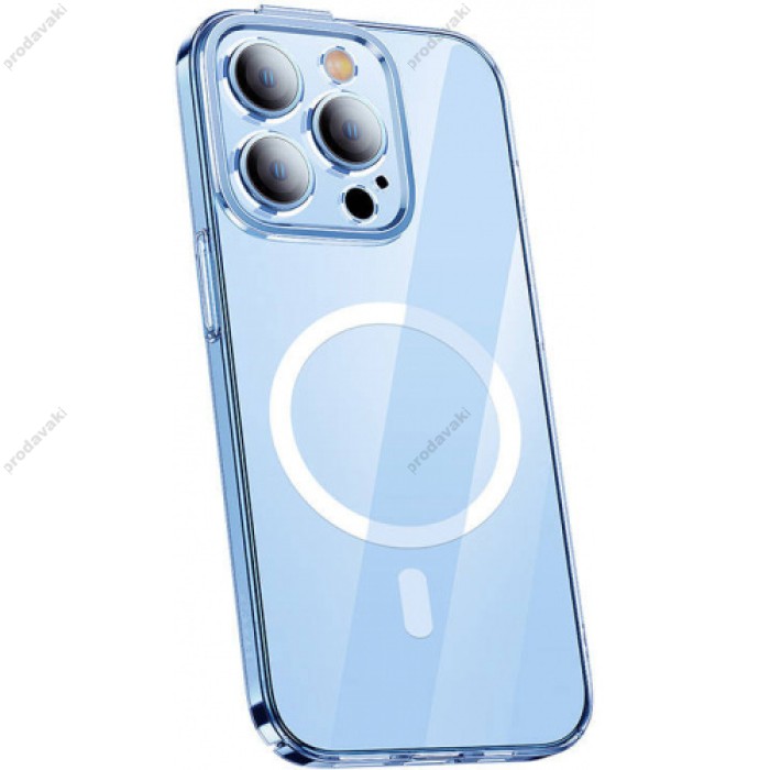 Чохол Baseus Frame Series Magnetic Case+ Скло прозоре 0.22mm для Apple iPhone 14 Pro (ARJC000102) Crystal