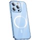 Чохол Baseus Frame Series Magnetic Case+ Скло прозоре 0.22mm для Apple iPhone 14 Pro (ARJC000102) Crystal