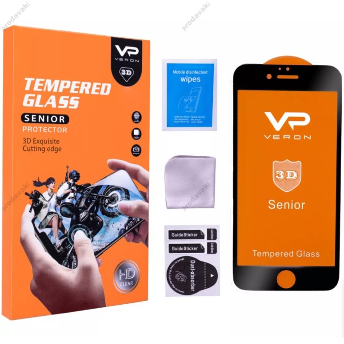захисне скло Veron 3D Curved Senior iPhone 12 mini (5.4 ) black