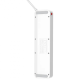 Подовжувач мережі фільтр Ldnio SE4408 - 4 USB 4 Ports  3.4A - White