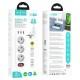 Подовжувач мережі фільтр HOCO NS2 3-position extension cord socket 3USB/3socket/4000W/1,8m White