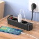 Подовжувач мережі фільтр HOCO NS2 3-position extension cord socket 3USB/3socket/4000W/1,8m Black