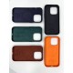 Чохол Leather Case Full MagSafe шкіряний iPhone 14 Pro Max Ink 