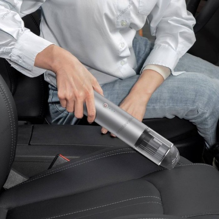 Портативний автомобільний пилосос BASEUS Car Vacuum Cleaner A3 135 Вт Silver CRXCQA3-0S