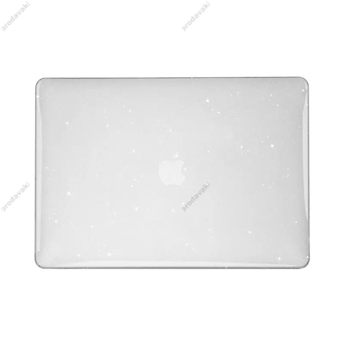 Чохол накладка HardShell Case для MacBook NEO 13 2026 Глянцевий Glitter Clear