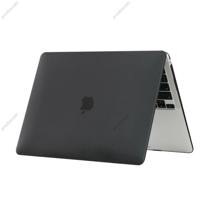 Чохол накладка HardShell Case для MacBook New Air 13" (2018/2019/2020 M1) Dots Матовий Black