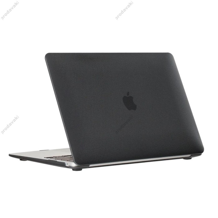 Чохол накладка HardShell Case для MacBook New Air 13" (2018/2019/2020 M1) Dots Матовий Black