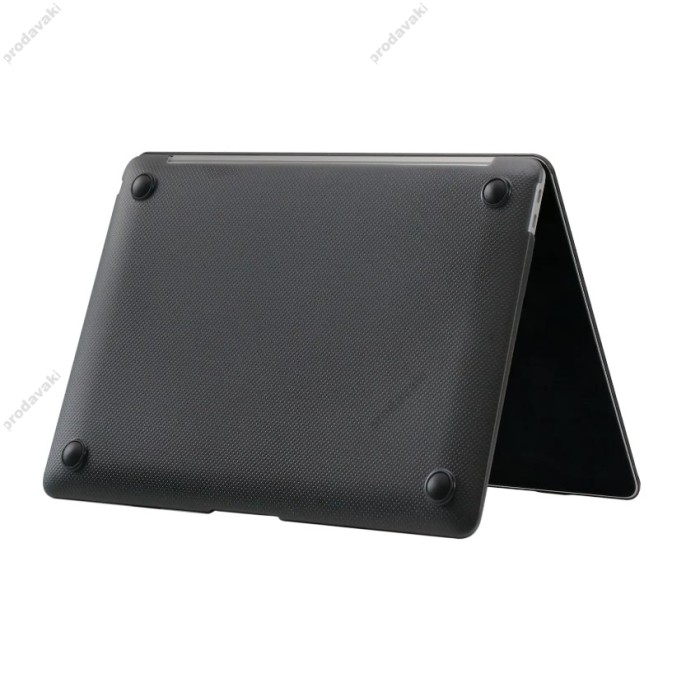 Чохол накладка HardShell Case для MacBook New Air 13" (2018/2019/2020 M1) Dots Матовий Black