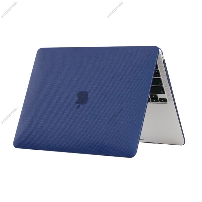 Чохол накладка HardShell Case для MacBook New Air 13" (2018/2019/2020 M1) Dots Матовий Blue
