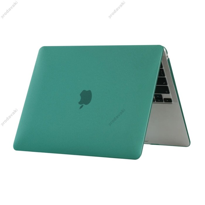 Чохол накладка HardShell Case для MacBook New Pro 13" 2016-2022 M1,M2 Матовий Dots Cyprus Green