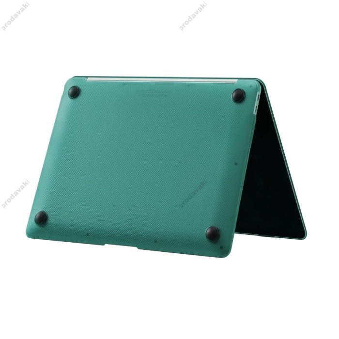 Чохол накладка HardShell Case для MacBook New Pro 13" 2016-2022 M1,M2 Матовий Dots Cyprus Green
