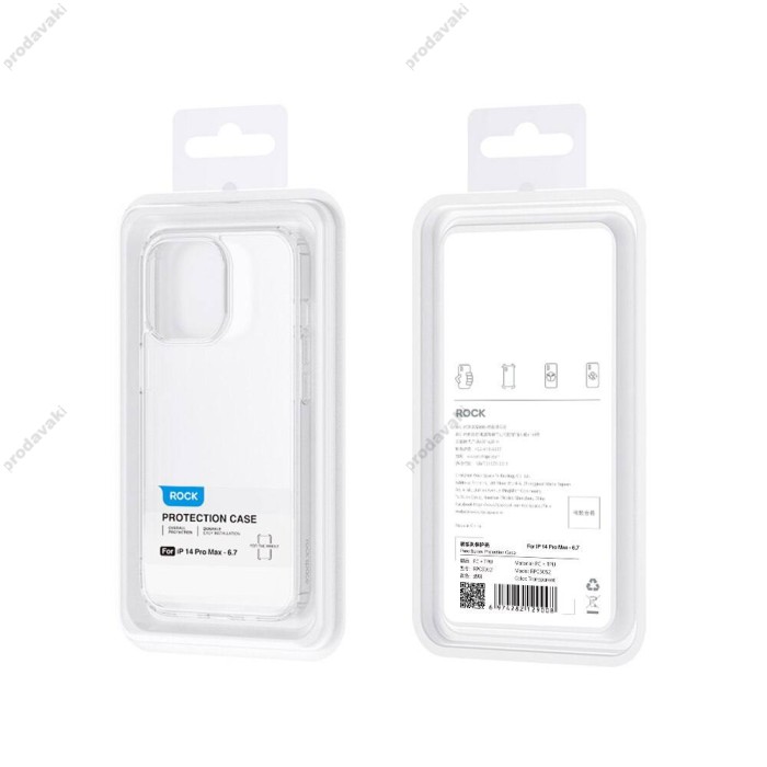 Чохол прозорий ROCK Pure Series для iPhone 14 Plus