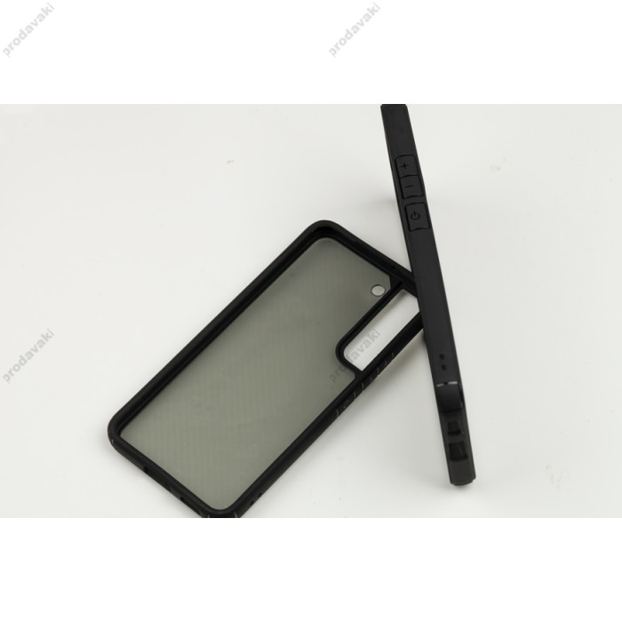 Чохол для Samsung Galaxy S21 Ultra Berlia carbon fiber чорний