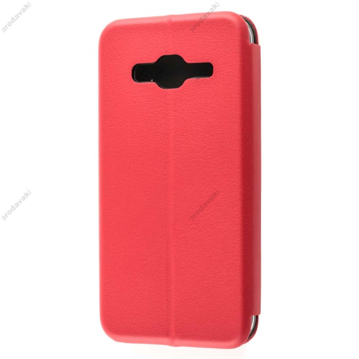 Чохол книжка Premium для Samsung Galaxy J3 2016 (J320) червоний