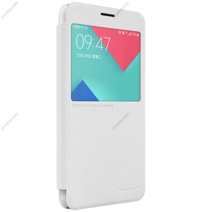 Чохол для Samsung Galaxy A7 2016 (A710) Nillkin Sparkle білий
