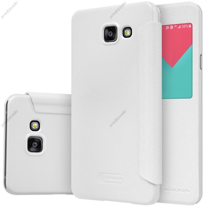 Чохол для Samsung Galaxy A7 2016 (A710) Nillkin Sparkle білий