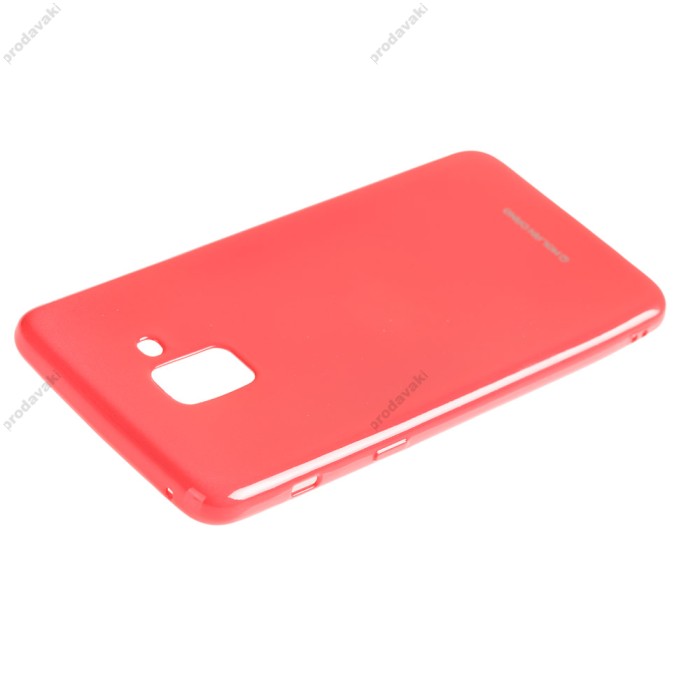 Чохол для Samsung Galaxy A8+ 2018 (A730) Molan Cano Jelly глянець світло червоний
