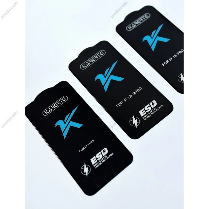 Захисне скло для iPhone 16 Pro Max - 1K KARERTE GORILLA Glass Anti-Static