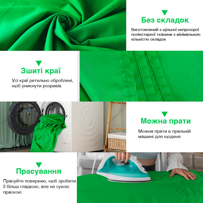 Фотофон CH 2m*2m Green background тканина