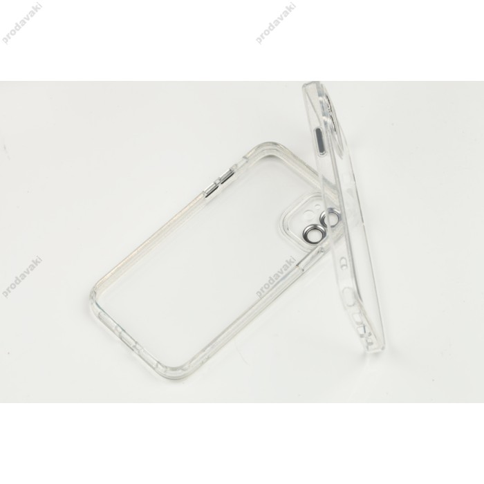 Чохол для iPhone 15 Pro Berlia Bling Gliter Camera Lens clear